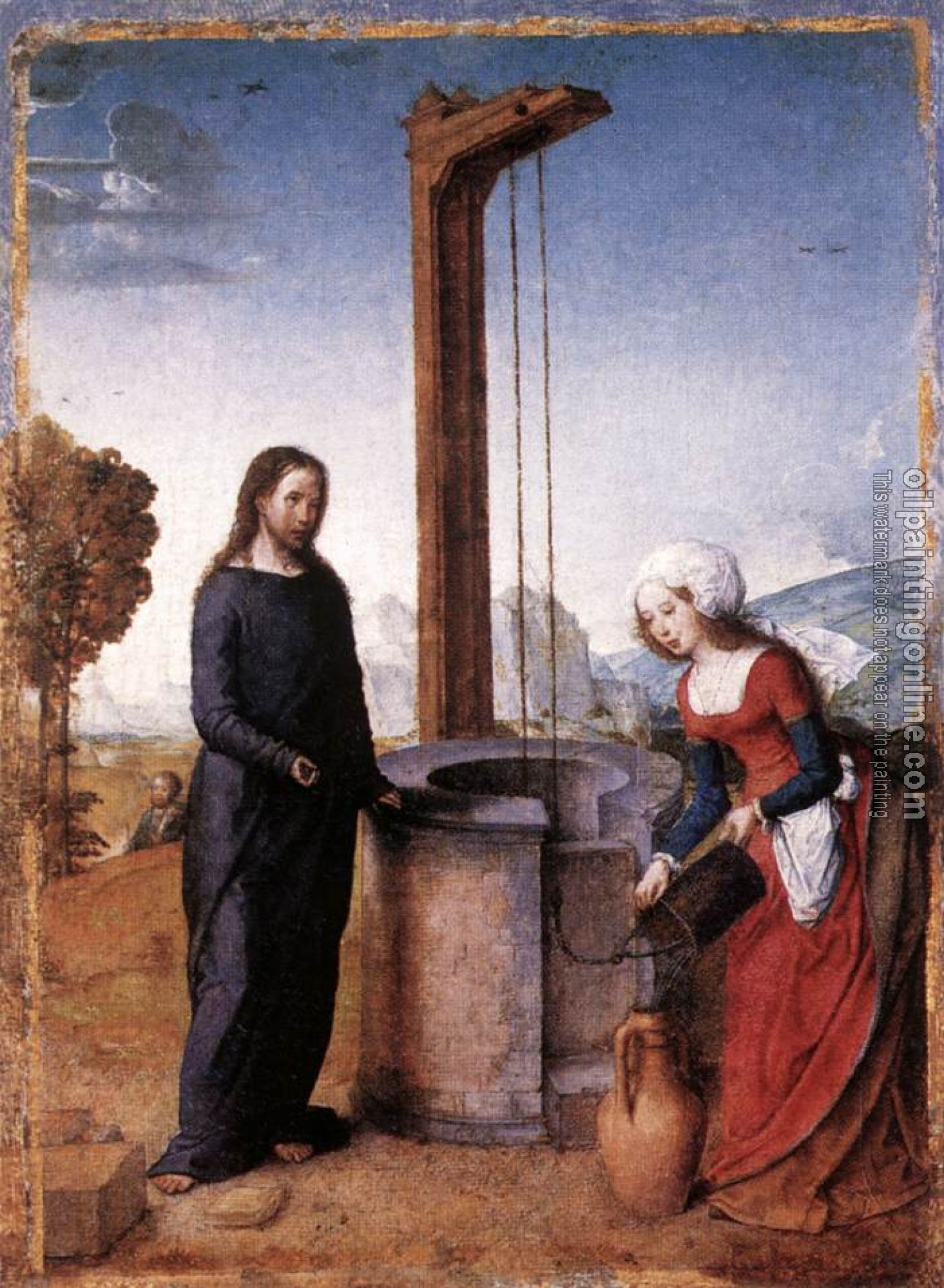 Juan de Flandes - Christ and the Woman of Samaria